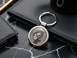 Keychain Glossy Finish Universal Style